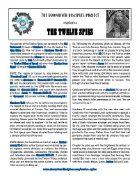 The Twelve Spies Caleb
