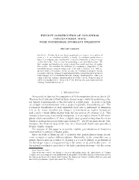 Explicit Construction of Non-Linear Pseudo-Anosov Maps, with Nonminimal Invariant Foliations