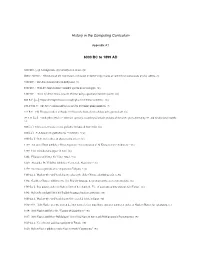 History in the Computing Curriculum 6000 BC to 1899 AD