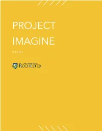 Project Imagine Report | September 2020