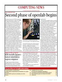 Second Phase of Openlab Begins