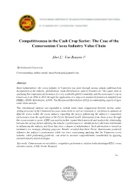 The Case of the Cameroonian Cocoa Industry Value Chain