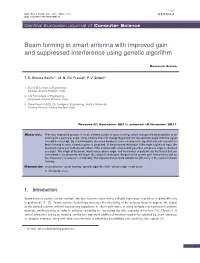 Beam Forming in Smart Antenna with Improved Gain and Suppressed Interference Using Genetic Algorithm