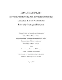 Guidance & Best Practices for Federally-Managed Fisheries