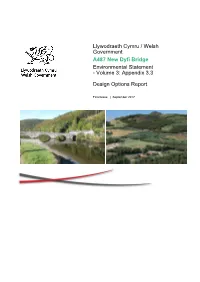 Llywodraeth Cymru / Welsh Government A487 New Dyfi Bridge Environmental Statement - Volume 3: Appendix 3.3
