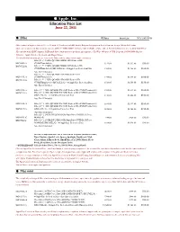 Apple Price List 6-22-11.Xlsx