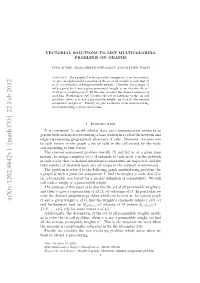 Arxiv:1202.4842V1 [Math.CO]