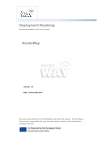 Deployment Roadmap Nordicway