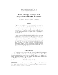 Local Entropy Averages and Projections of Fractal Measures