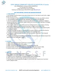 Ickc-Time Keeping, Scoring and Ranking Procedure A