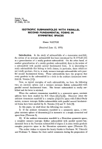 Isotropic Submanifolds with Parallel Second Fundamental Forms in Symmetric Spaces