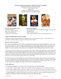 Mexican and Chicano Images in Film (CCS and LATAM 400)