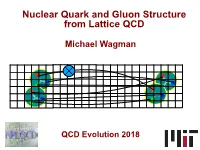Nuclear Quark and Gluon Structure from Lattice QCD