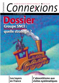 Quelle Stratégie ? Groupe SNCF