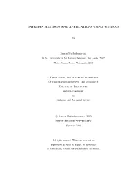 Bayesian Methods and Applications Using Winbugs