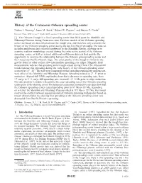 History of the Cretaceous Osbourn Spreading Center Nathan J