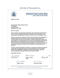 JFK Assassination Reports and Records