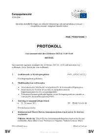 Sv Sv Protokoll
