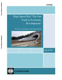 High Speed Rail
