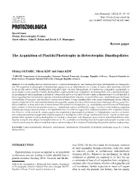 Protozoologica Special Issue: Marine Heterotrophic Protists Guest Editors: John R