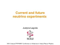 Current and Future Neutrino Experiments