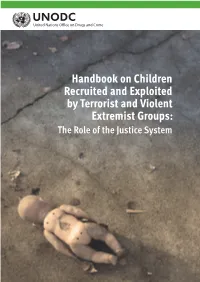Handbook on Children Recruited and Exploited by Terrorist and Violent
