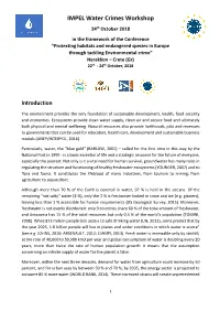 IMPEL Water Crimes Workshop 24Th October 2018