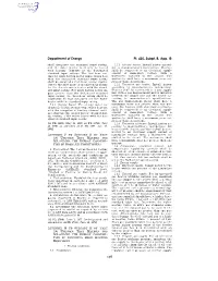 Department of Energy Pt. 430, Subpt. B, App. G