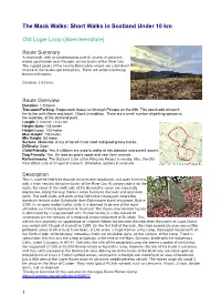 Short Walks in Scotland Under 10 Km Old Logie Loop