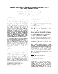 Forward and Backscattering Measurements of Rainfall Over a Path at the Gpm Frequencies