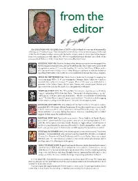 From the Editor