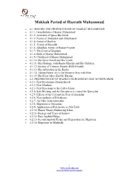 Makkah Period of Hazrath Muhammad