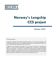 Norway's Longship CCS Project