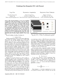 Predicting Uber Demand in NYC with Wavenet