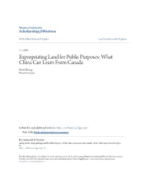 What China Can Learn from Canada Xuezi Zhong Western University