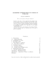 On Geometric Intersection of Curves in Surfaces