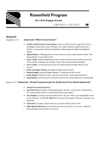 Rosenfield Program
