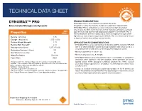 Technical Data Sheet
