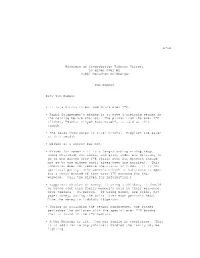 B”Sd Minhagim of Congregation Tiferes Yisroel As Given