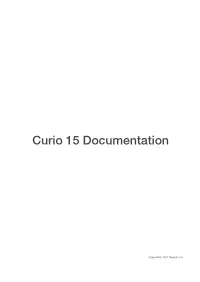 Curio 15 Documentation