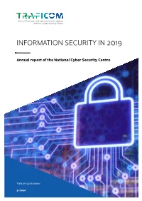 Information Security in 2019