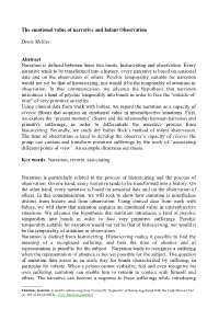 The Temporal Relation in the Narration of Orpheus Myth