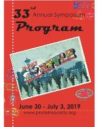 Annual Symposium Program