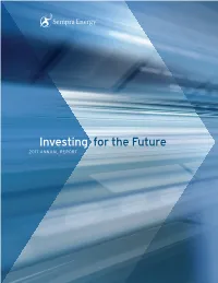 Investing for the Future 2017 ANNUAL REPORT Transformational Growth