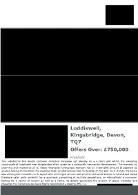 Loddiswell, Kingsbridge, Devon, TQ7