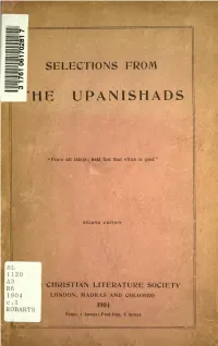 Selections from the Upanishads 11