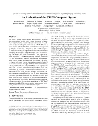 An Evaluation of the TRIPS Computer System