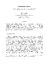 Complexity Classes De Ned by Counting Quanti Ers*