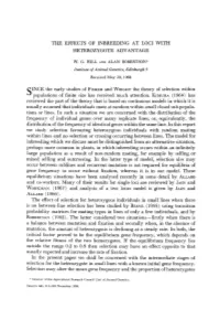The Eff'ects of Inbreeding at Loci with Heterozygote Advantage