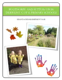 Bugthorpe and Sutton Upon Derwent C of E Primary Schools